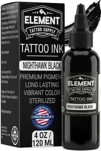 Vista 15 de Fuente del tatuaje del elemento tinta blanca del tatuaje de 4 onzas para el Blanco