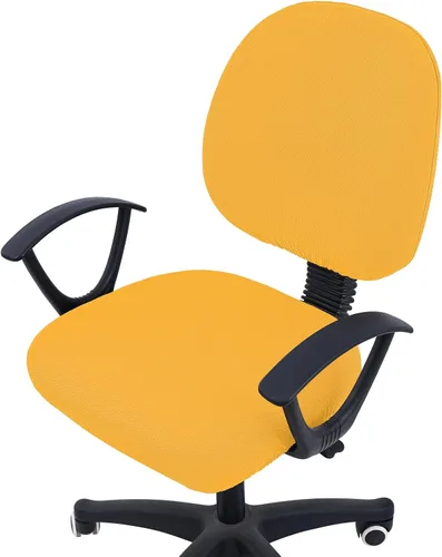 Vista 36 de Smiry Fundas de asiento de silla de computadora de oficina, de jacquard elástico, extraíbles, lavables, antipolvo, protectores de cojín para silla
