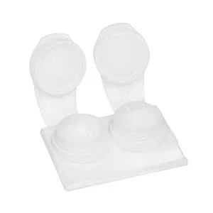 Vista 3 de Estuches planos para lentes de contacto con tapa plegable, surtidos (paquete de 100 unidades)