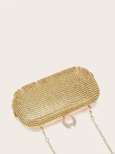 Vista 5 de LETODE Bolso de mano de lujo con borlas para mujer, bolso de mano de imitación para boda