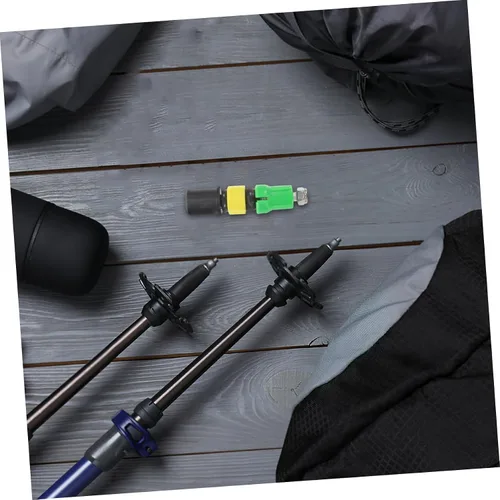 Vista 6 de Toddmomy Accessories Cane Fitting Walking Stick Internal Lock Trekking Pole Parts Trekking Pole Shock Absorption Green