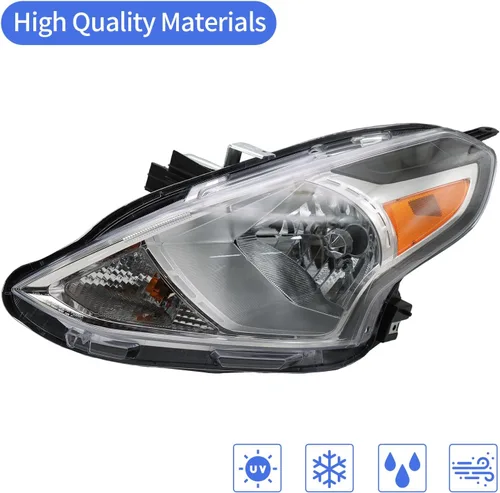 Vista 5 de Conjunto de faros delanteros para Nissan Versa 2015 2016 2017 2018 2019 de repuesto lateral del conductor