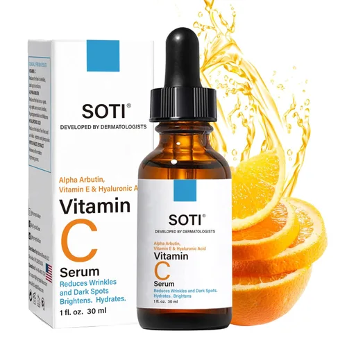 Vista 10 de Suero facial de retinol, reduce arrugas, manchas de edad, marcas postacné. Estimula el colágeno, piel firme, antienvejecimiento con ácido