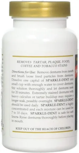 Vista 3 de WalterDrake Clear Sparkle Dent - Blanqueador para dentaduras postizas
