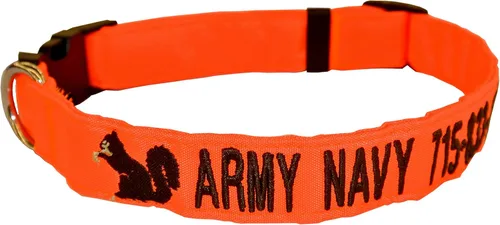 Vista 5 de Collares bordados personalizados para perros de 1 "con 1 logotipo Opción