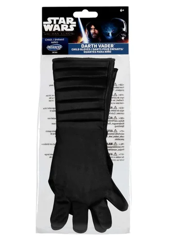 Vista 3 de Guantes de disfraz Star Wars Deluxe Darth Vader para niños Multicolor