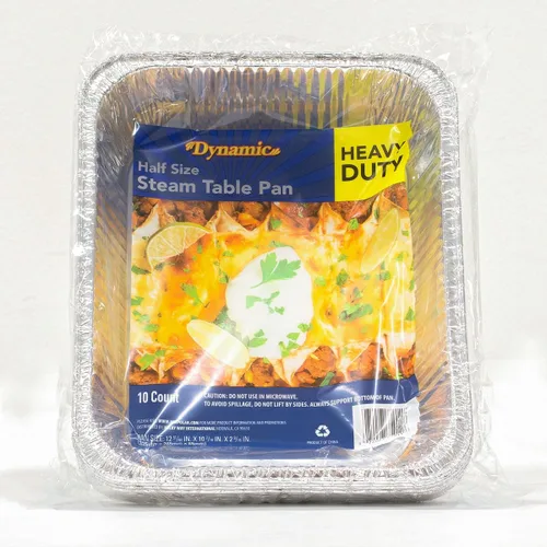 Vista 9 de Dynamic Sartén de aluminio resistente (paquete de 24) bandeja de 17.98 x 13.23 x 2.83 pulgadas, para asar, tamaño compacto, apto para horno