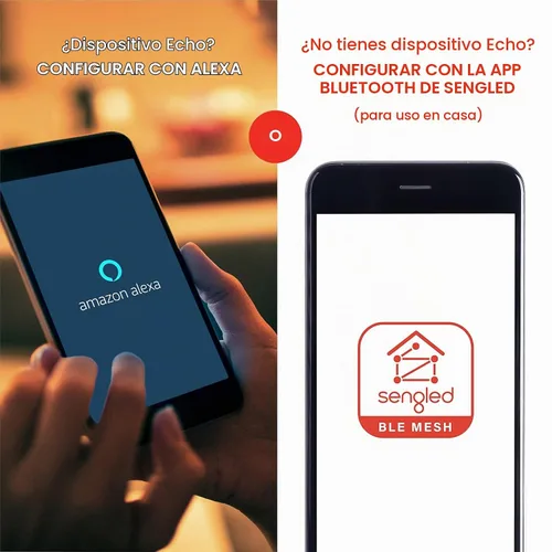 Vista 8 de Sengled Bombilla Alexa BR30, S1, emparejamiento automático con dispositivos Alexa, bombilla inteligente de inundación que funciona con Alexa