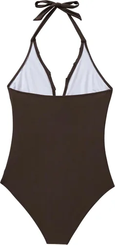 Vista 30 de SUUKSESS Traje de baño sexy de una pieza con volantes y control de abdomen para mujer