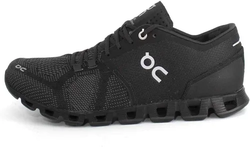 Vista 2 de On Running Cloud X - Zapatillas de deporte para hombre, color negro