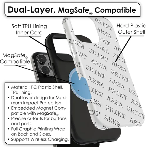 Vista 4 de Funda de teléfono de doble capa para Apple iPhone 7/8 Plus, impresión vintage de radio 2, carcasa exterior resistente con forro de TPU suave, máxima