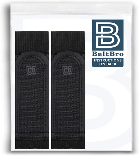 Vista 6 de BeltBro Titan - Cinturón elástico sin hebilla para hombre, se adapta a trabillas de cinturón de 1.5 pulgadas, cómodo y fácil de usar