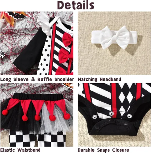 Vista 4 de Aalizzwell Ropa de San Valentín para bebé niña
