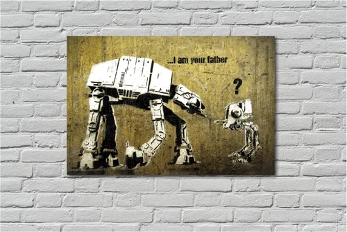 Vista 34 de Arte en lienzo de Banksy para pared, decoración del hogar, lienzo pre-estirado - varios tamaños
