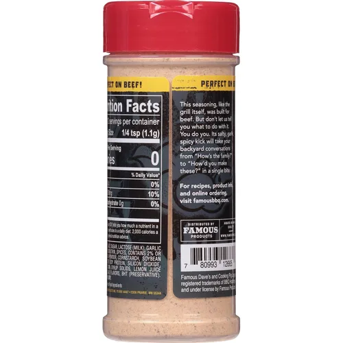 Vista 5 de Famous Dave's Paquete variado de condimentos – 2 unidades, Steak & Burger & Rib Rub (13.75 onzas)