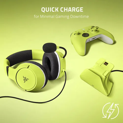 Vista 2 de Razer Universal Quick Charging Stand for Xbox Series XS Magnetic Secure Charging - Perfectly Matches Xbox Wireless Controllers - USB Powered - Shock