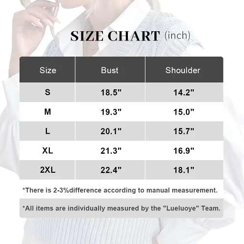 Vista 6 de Chaleco tipo suéter para mujer, cuello en V, sin mangas, de punto, liso, casual, acanalado, sin botones, sin botones