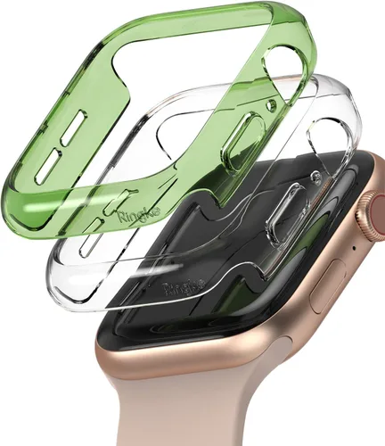 Vista 18 de Ringke Funda delgada para Apple Watch Series 6, 5, 4 (1.575 pulgadas), SE 3, 2, 1 (1.575 pulgadas), funda delgada y ligera para mujeres y hombres