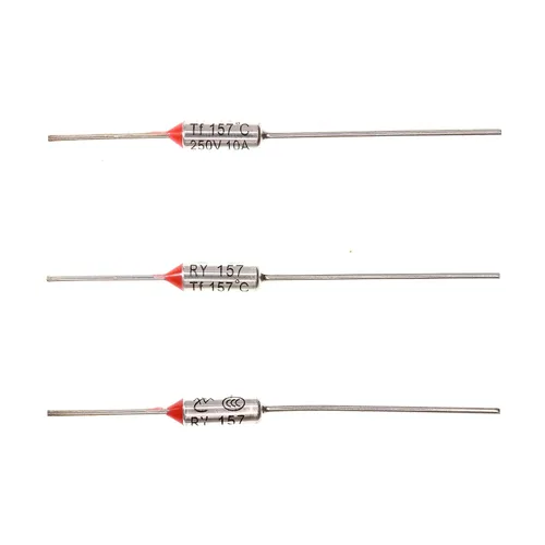 Vista 56 de Fusible térmico de temperatura metálica RY65 149.0 °F 149 ℉ 10A 250V 10 piezas