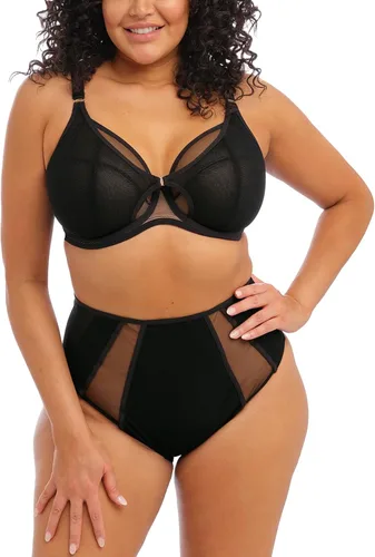Vista 4 de Elomi Sujetador Kintai Underwire Plunge para mujer Negro, Negro