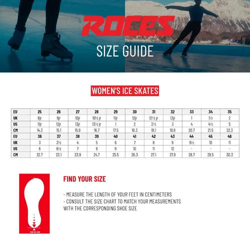Vista 7 de Roces Patín artístico RFG 1 para mujer, blanco, US 6