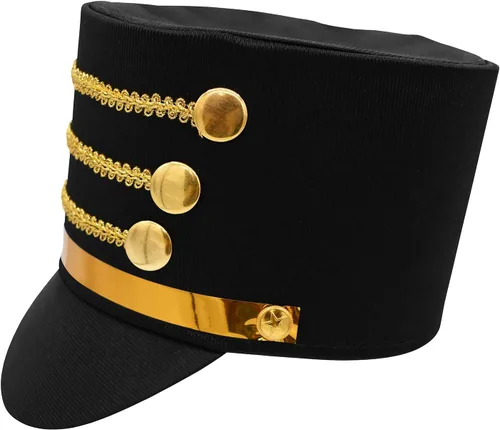 Vista 3 de Sombrero de disfraz de cascanueces mayor con anillo de maestría de juguete para niño