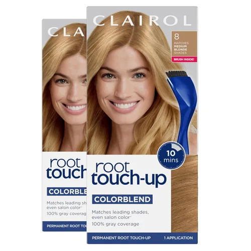 Vista 41 de Clairol Root Touch-Up de Nice'n Easy Tinte Permanente para el Cabello, 10 Rubio Extra Claro, Paquete de 1