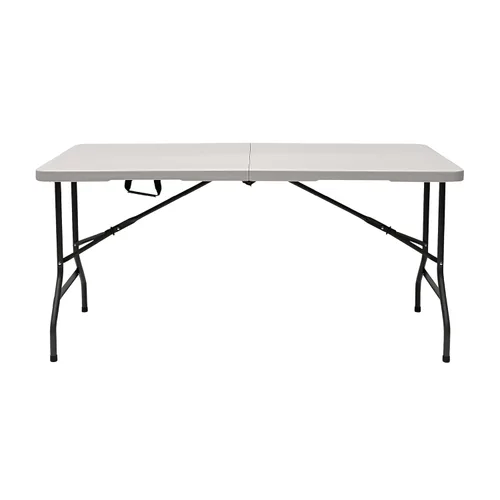 Vista 9 de Iceberg IndestrucTable Too - Mesa plegable biplegable, interior/exterior, grado comercial, carbón, 60 pulgadas de ancho x 30 pulgadas de profundidad