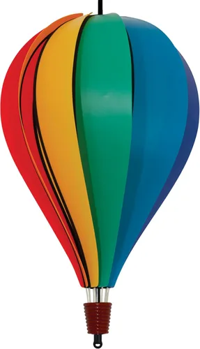 Vista 14 de In the Breeze 0978 - Globo de aire caliente iridiscente de 6 paneles - Decoración colgante al aire libre