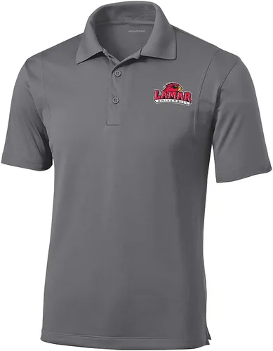 Vista 65 de Polo atlético de micro piqué NCAA para hombre Prime con cuello propio