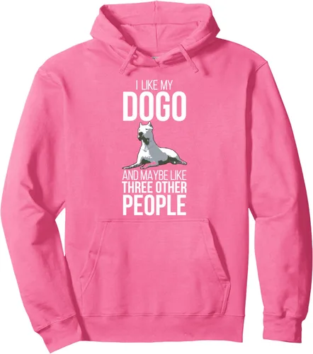 Vista 9 de Dogo Argentino Dog Pet Love Rescue Retro Hombres Mujeres Bark Pullover Hoodie