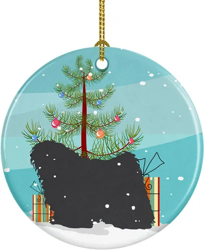 Vista 29 de Caroline's Treasures Cavalier King Charles Spaniel - Adorno de cerámica para árbol de Navidad, decoración colgante para el hogar, Navidad, fiestas
