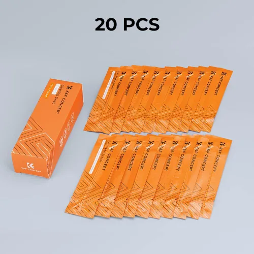 Vista 7 de K&F Concept Paquete de 20 sensores de fotograma completo, hisopos de limpieza, cámara digital DSLR SLR, CCD seco CMOS, hisopos limpios compatibles