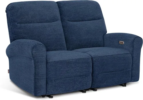 Vista 14 de MCombo Sofá reclinable eléctrico Hugger de pared de 87.8 pulgadas, sofá reclinable triple de 3 asientos con puertos USB, sofá reclinable con brazo