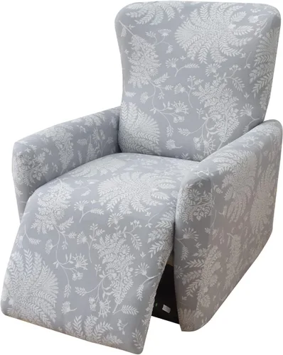 Vista 22 de Fundas para silla reclinable para silla reclinable, 4 piezas, funda para sofá reclinable con bolsillos, funda elástica antideslizante y reclinable