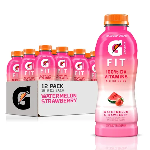 Vista 9 de Gatorade Fit - Bebida con electrolitos, hidratación real saludable, mango tropical, botellas de 16.9 onzas (paquete de 12)