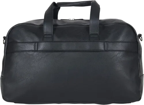 Vista 2 de Kenneth Cole Reaction Port Stanley Bolsa de viaje de piel sintética de 20 pulgadas con cremallera superior Negro 20 Travel Duffel Port Stanley