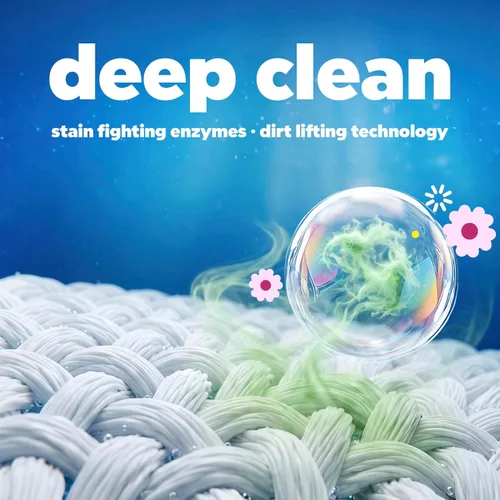 Vista 3 de Tide Simply All-In-One, detergente líquido para ropa sucia con aroma a flor de saúco, 89 cargas, 117 onzas líquidas