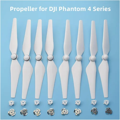 Vista 2 de SeiZed Accesorios de repuesto para DJI Phantom 4/4P/4A/V2.0/4RTK Hélices de liberación rápida cuchillas de plástico (color : 1 par)