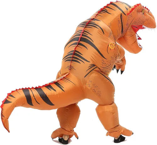 Vista 6 de FUNNY COSTUMES Disfraz de dinosaurio T-Rex para adultos, talla única