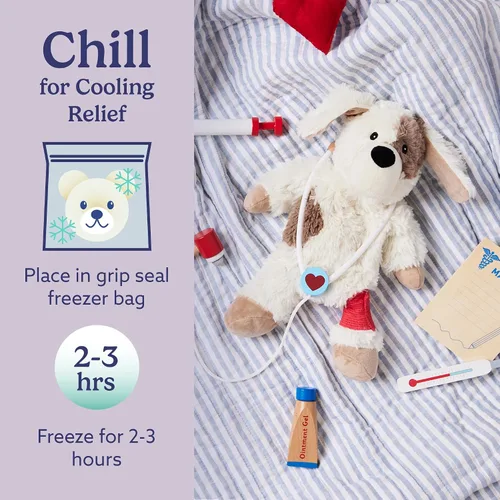 Vista 5 de Oso de peluche apto para microondas, cálido, de Intelex