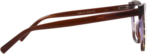 Vista 3 de Gafas graduadas Vera Wang V 558 Amethyst Tortoise