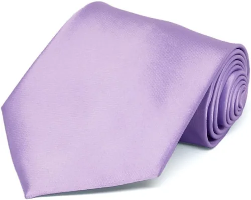 Vista 507 de tiemart Corbata de color sólido para hombre Longitud estándar