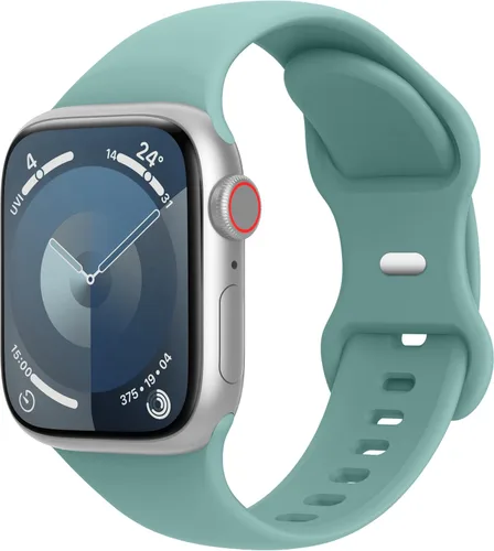 Vista 9 de Correas deportivas compatibles con Apple Watch Band de 1.654 in, 1.732 in, 1.772 in, 1.929 in, 1.496 in, 1.575 in y 1.614 in, correa de silicona