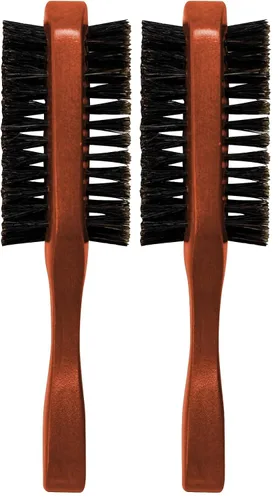 Vista 8 de WAV ENFORCER Cepillo de doble cara Cerdas de jabalí 100% y mango de madera natural, doble cara con cerdas firmes y suaves