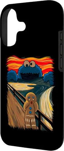 Vista 2 de Cookie Muncher The Scream Munch Monster Joke Funda para iPhone 17