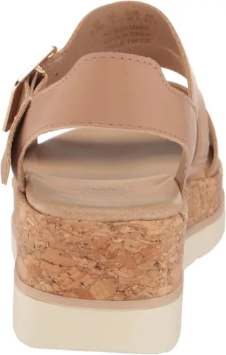 Vista 3 de Dr. Scholl's Shoes Sandalias de cuña Once Twice con plataforma para mujer