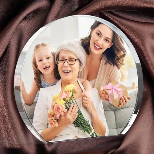 Vista 3 de Marcos de fotos personalizados, marco de fotos acrílico con texto fotográfico, regalos de cumpleaños personalizados para mujeres y hombres, regalos