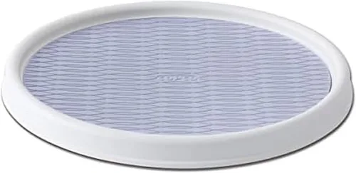 Vista 17 de Copco 5234754 Plato Giratorio Lazy Susan Antideslizante para Despensa, 12 Pulgadas, Blanco/Aguamarina