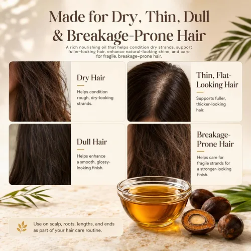 Vista 7 de Aceite de batana para el crecimiento del cabello, 100% puro hondureño prensado en frío crudo sin refinar para el cabello y tratamiento del cuero